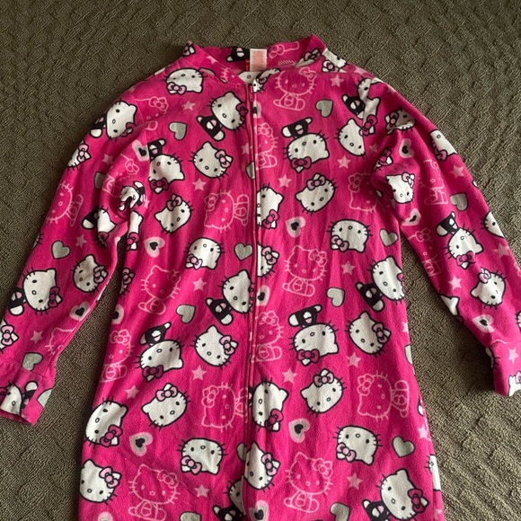 Hello Kitty Pink Union Suit Onesie PJs - Picture 5 of 9